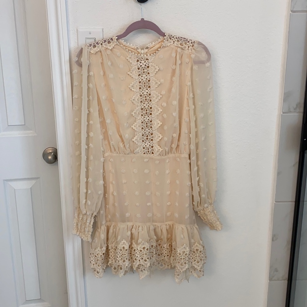 Cream dress